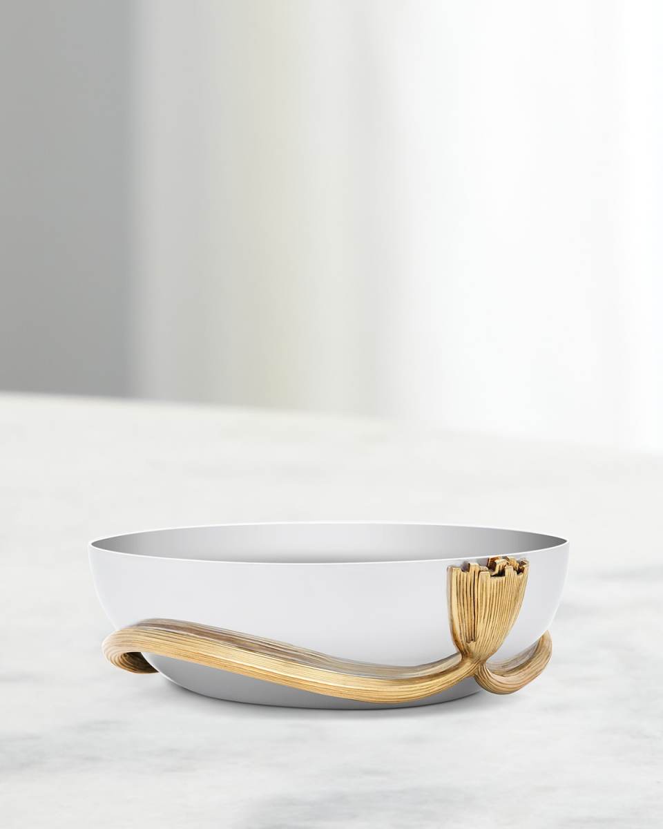 Deco Leaves Medium Bowl